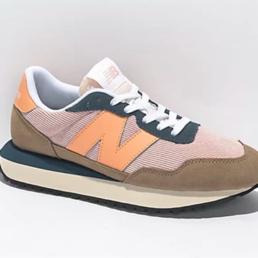 New Balance 237 patchwork corduroy sneakers